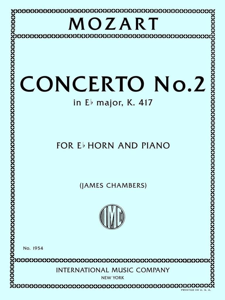 Concerto N. 2 Mi B K 417 (Chambers)